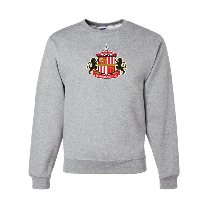 Men's  Sunderland AFC Soccer JERZEES NuBlend Crewneck Sweatshirt